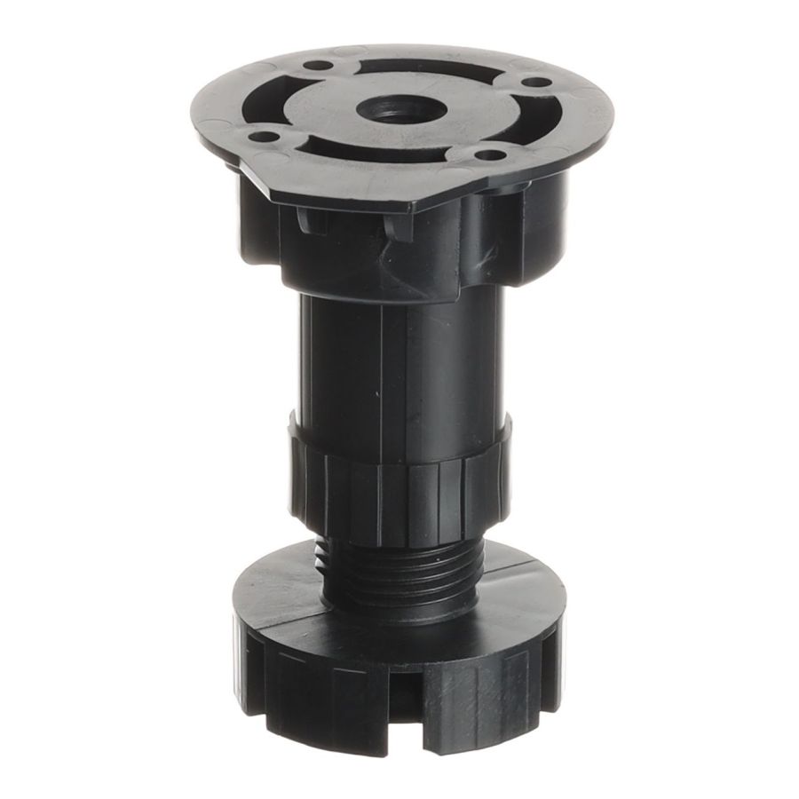 HF RIEX GK40 SZINTEZŐLÁB FEKETE 80mm 