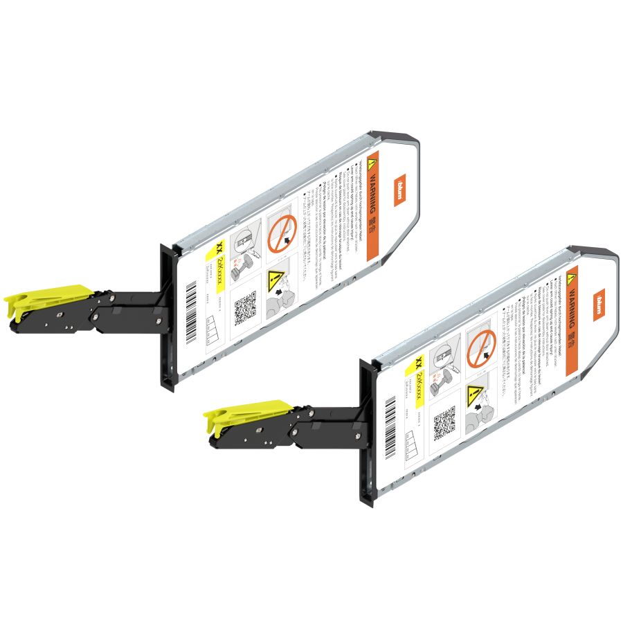AVENTOS HK BEÉPÍTETT ERŐHORDOZÓ FEKETE 24K2300T  KRAFTSP S2 ONS TIP-ON TF=420-1610 (2 db esetén)