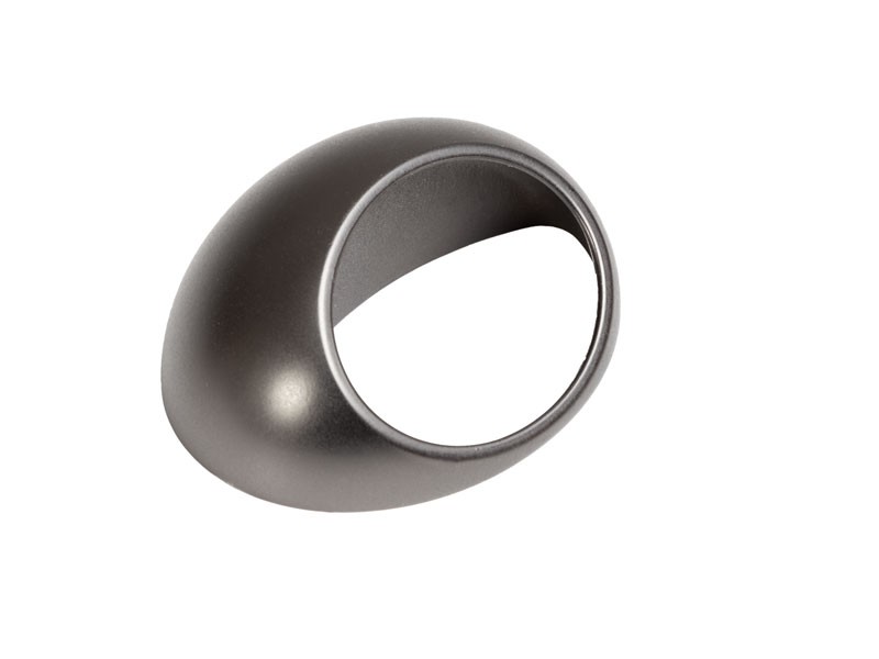 E103-32 MM FÉNYES FEKETE NIKKEL  BÚTORFOGANTYÚ