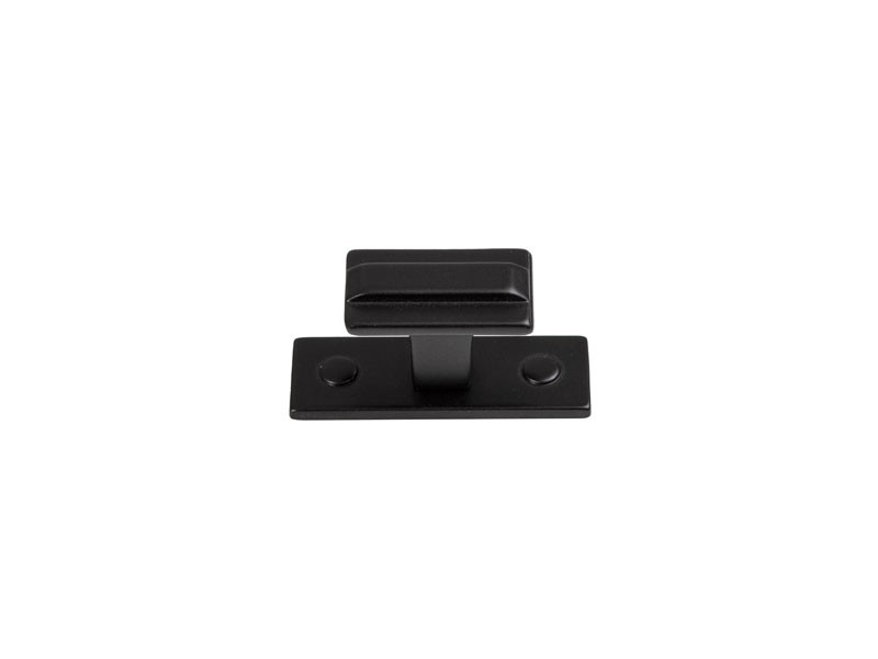 WPO118 GOMB MATT FEKETE 45x15x22mm BÚTORFOGANTYÚ