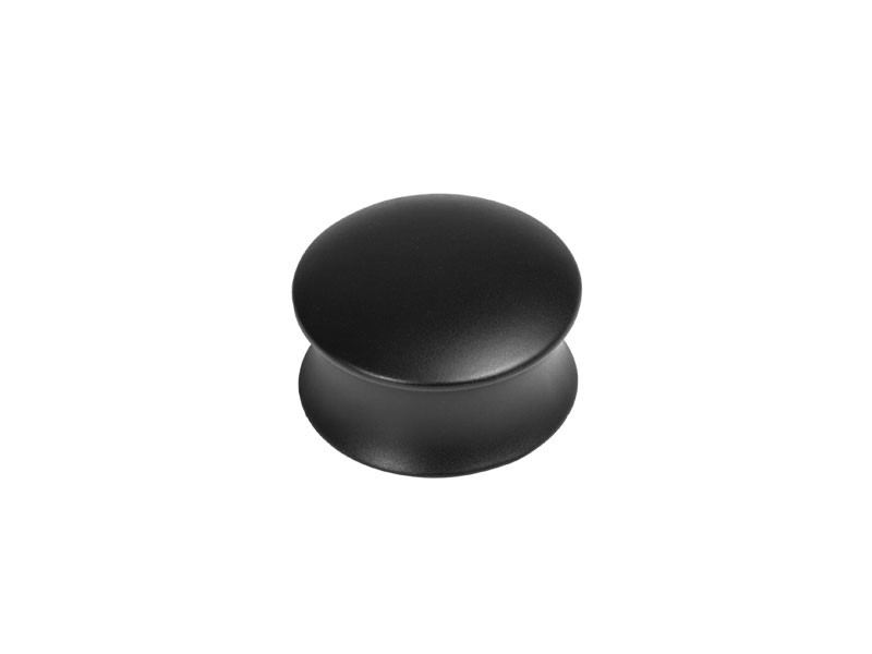 WPO880 GOMB MATT FEKETE 40mm BÚTORFOGANTYÚ