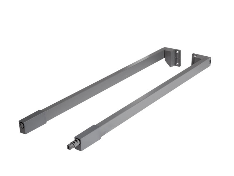 OLDALMAGASÍTÓ RÚD 500mm ANTRACIT  SLIM DUPLAFALÚ FIÓKOLDAL