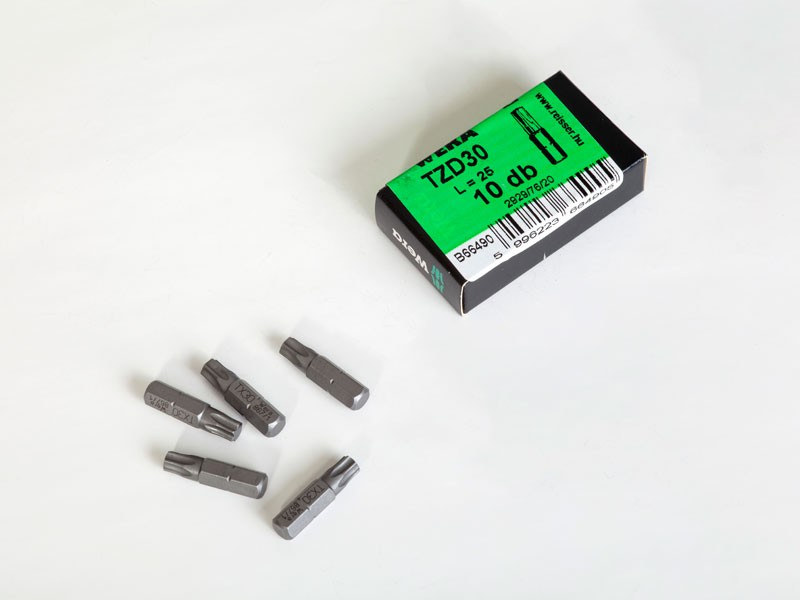 WERA BEHAJTÓHEGY TORX TZD 30 10db/csomag 