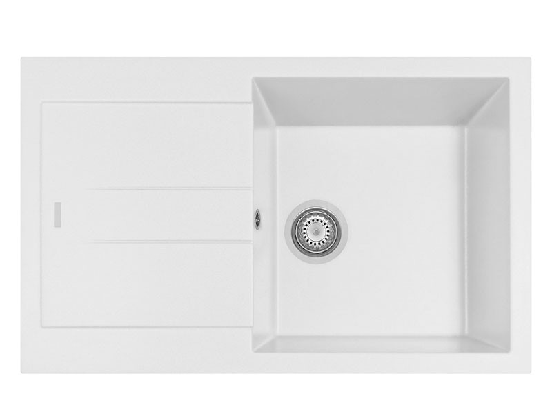 GRAWA GRÁNIT MOSOGATÓ PT1-7810W FEHÉR 780x500mm GRAWA GRÁNIT MOSOGATÓ