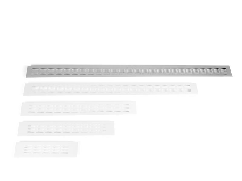 SZELLŐZŐRÁCS 59108 ALUMÍNIUM 60x1000mm SZERELVÉNYEK