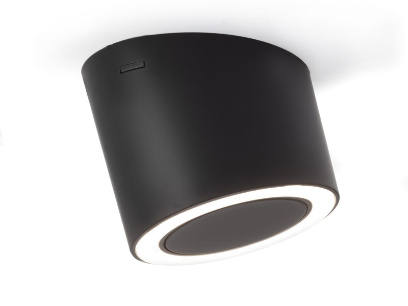 LED VILÁGÍTÁS UNIKA 4.5W/24V D=75mm FEKE KÜLSŐ FÉNYERŐ-ÉS SZÍNHŐMÉRSÉKLET VEZÉRLÉ BÚTORVILÁGÍTÁS