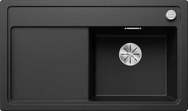 BLANCOZENAR 45S FEKETE 860x510mm JOBBOS BLANCO MOSOGATÓ
