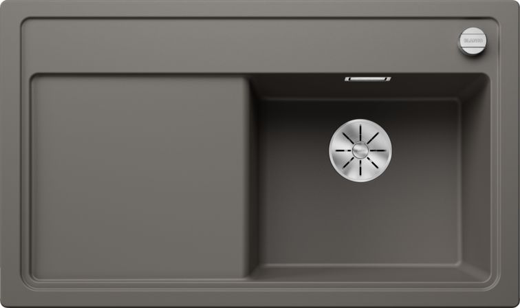 BLANCOZENAR 45S VULKÁNSZÜRKE 860x510mm JOBBOS BLANCO MOSOGATÓ