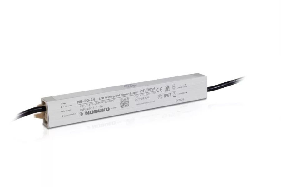 NOBUKO KÜLTÉRI TÁPEGYSÉG 30W 24V IP67 