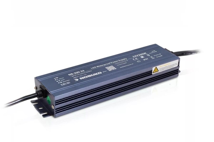 NOBUKO KÜLTÉRI TÁPEGYSÉG 200W 24V IP67 