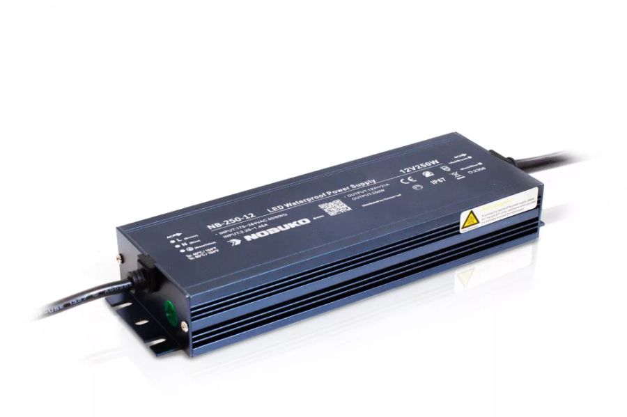 NOBUKO KÜLTÉRI TÁPEGYSÉG 250W 12V IP67 