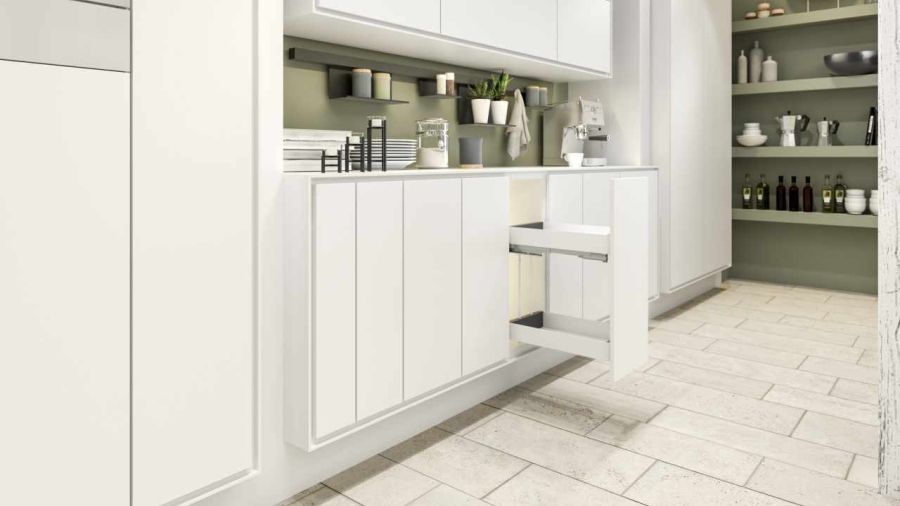 Kesseböhmer K-Line Base vasalat szett 400mm tálcával icewhite 