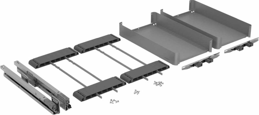 Kesseböhmer K-Line Base vasalat szett 400mm tálcával silver 