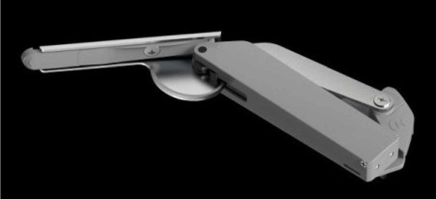 Kesseböhmer FREEspace forte pto F típusú felnyíló vasalat nickel/grey 