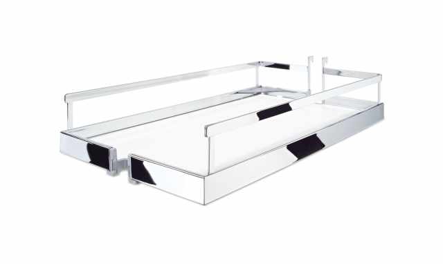Kesseböhmer DISPENSA tálca 150mm ARENA plus Style Chrome/Icewhite VPE: 2 