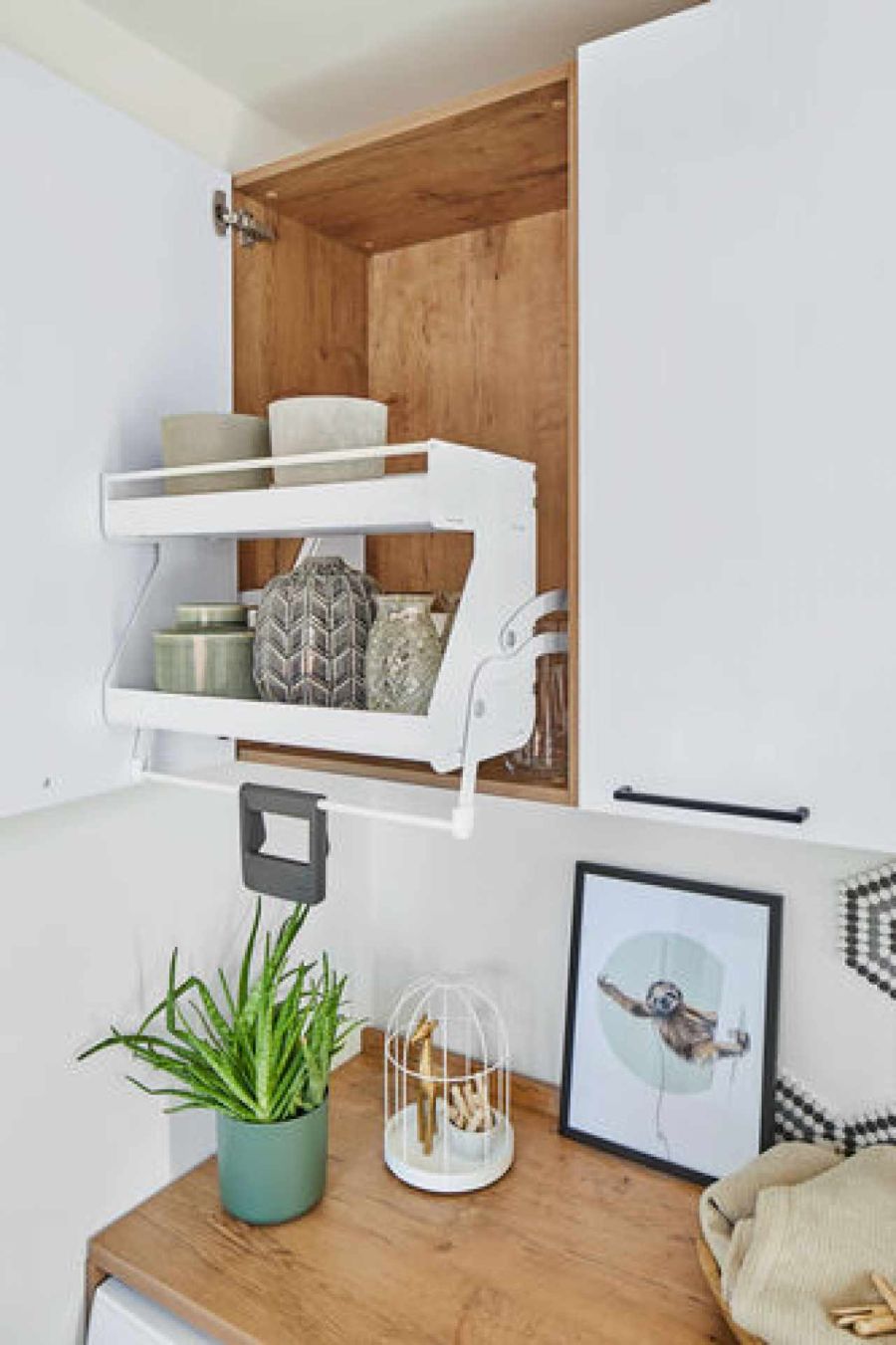 Kesseböhmer iMove-Set Double Tray Icewhite Boden, 600 mm 