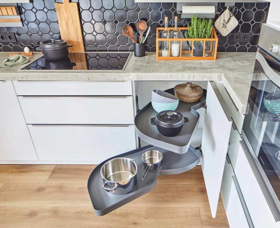 Kesseböhmer LeMans II 450mm jobbos ARENAplus Style Anthracite/Anthracite 