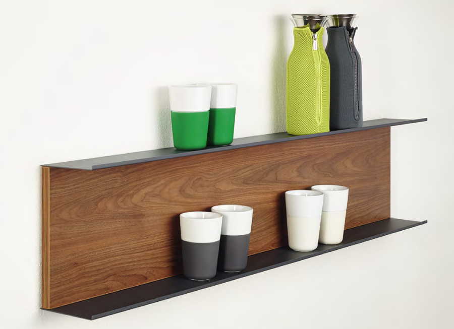 Kesseböhmer Linero MosaiQ Polckészlet 1200x126x80mm Grafitfekete 