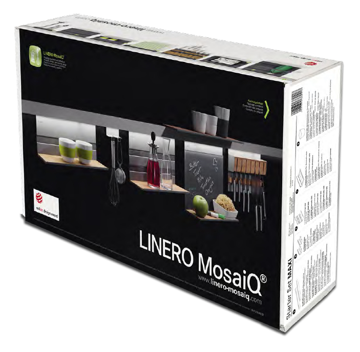 Kesseböhmer Linero MosaiQ Starter Set MINI grafitfekete 