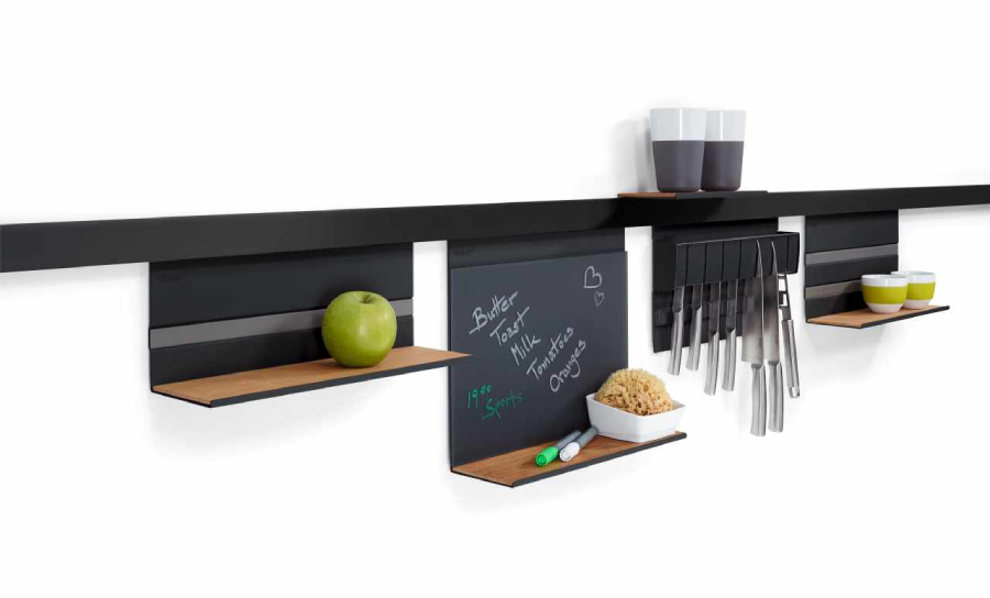 Kesseböhmer Linero MosaiQ szett Aluprofil 1800mm fekete 