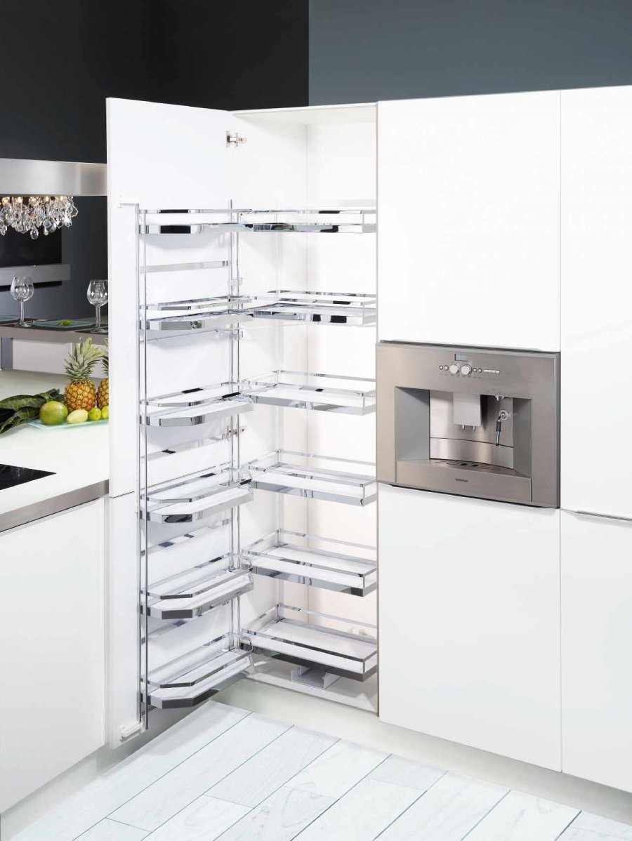 Kesseböhmer TANDEM komplett szett 600/1700mm ARENAplus Style Chrome/Icewhite