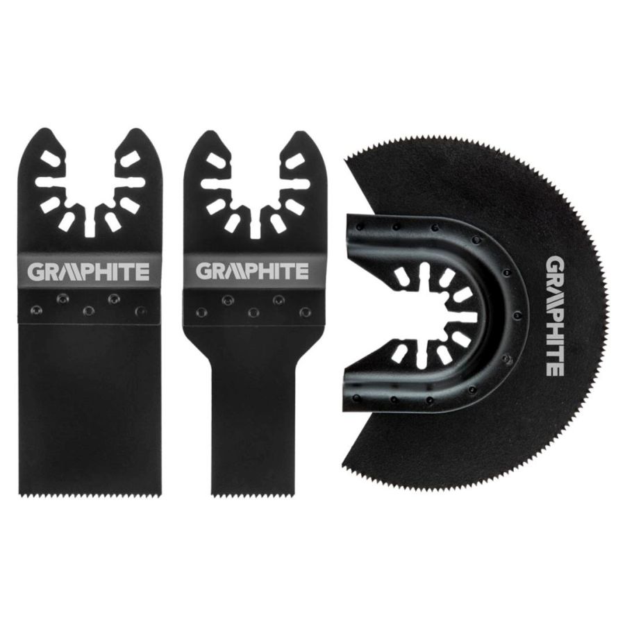 VÁGÓ LAPOK MULTIFUNKCIÓS GÉPHEZ GRAPHITE 3db/csomag, FÁHOZ 
