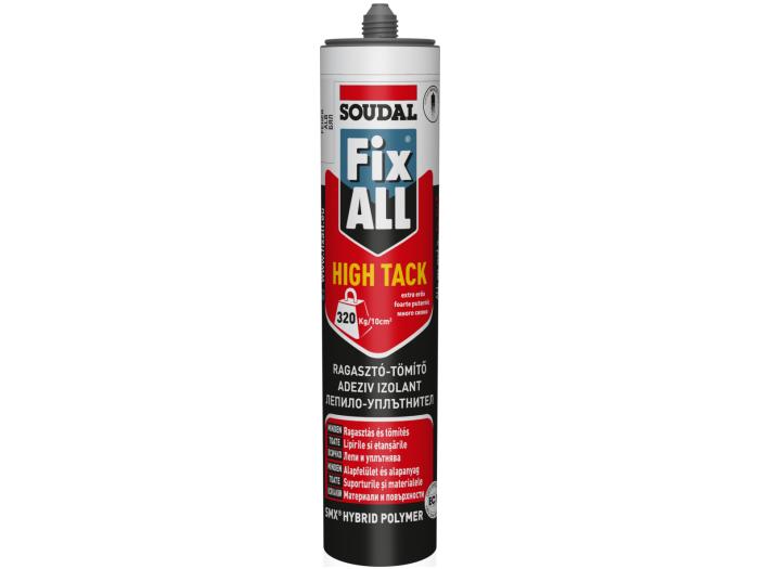 SOUDAL FIX ALL RAGASZTÓ-TÖMÍTŐ FEHÉR 290ml, EXTRA ERŐS 