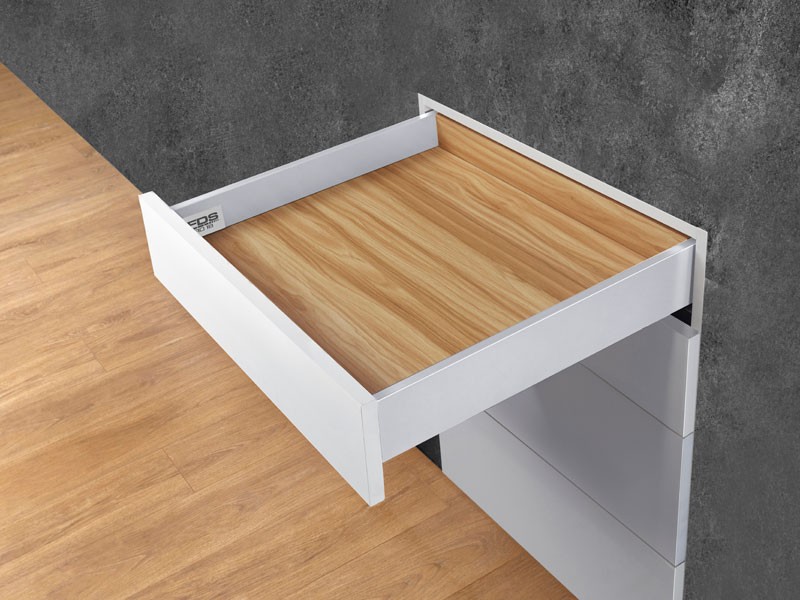 FDS-PRO PUSH OPEN 18 PO A FEHÉR 350mm H88 35kg DUPLAFALÚ FÉM FIÓKOLDAL