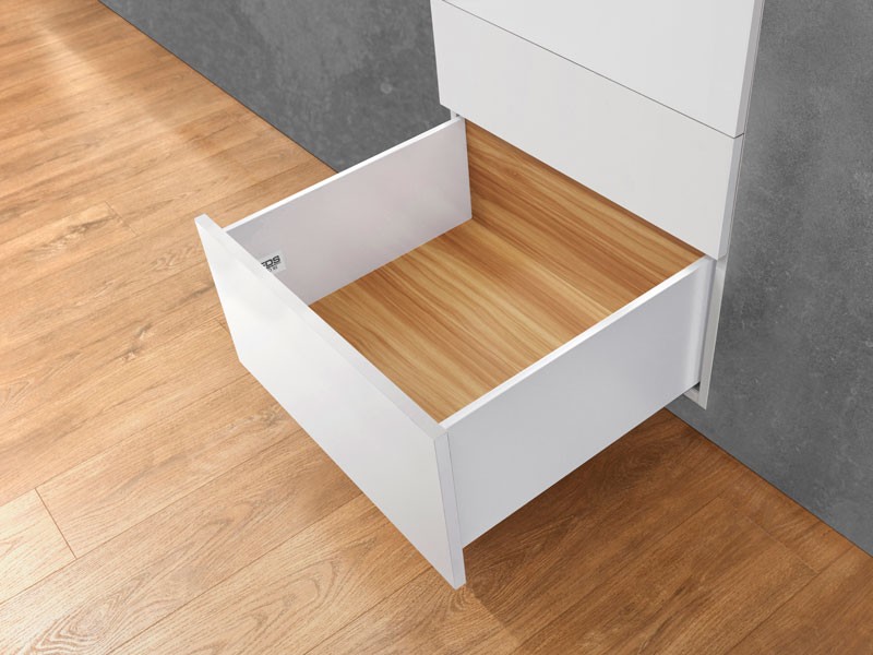 FDS-PRO PUSH OPEN 18 PO D FEHÉR 300mm H238 35kg DUPLAFALÚ FÉM FIÓKOLDAL