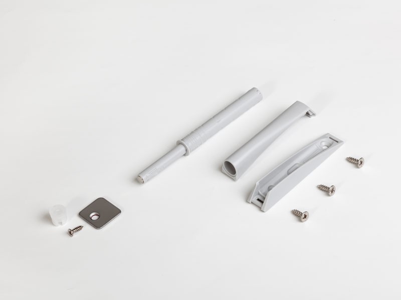 PUSH OPEN CSAPPANTYÚ MÁGNESES SZÜRKE +KÜLSŐ ADAPTER+CSAVAROK HOME BOX