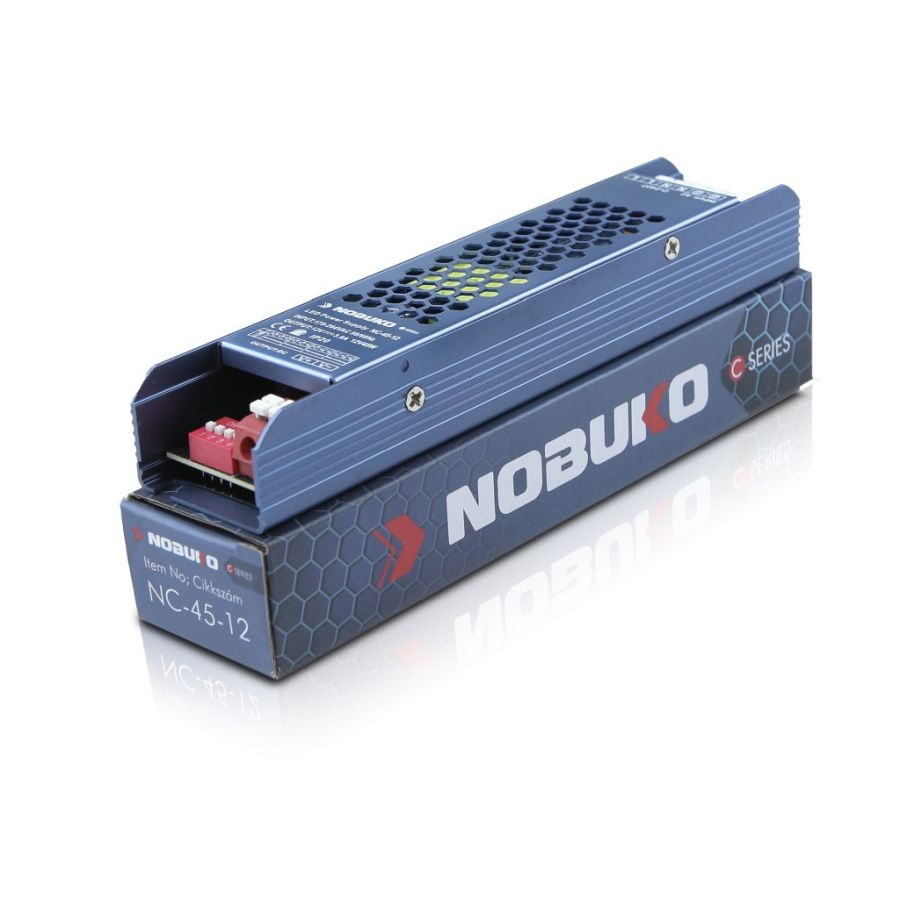 NOBUKO FÉMHÁZAS TÁPEGYSÉG 45W 12V IP20 