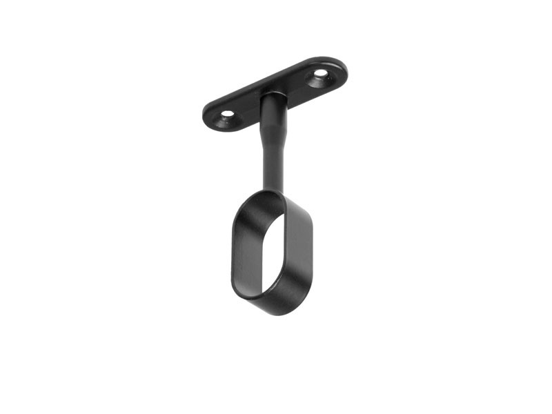 12109.MB RÚDTARTÓ OVÁLIS RÚDHOZ FEKETE  VÁLLFATARTÓ