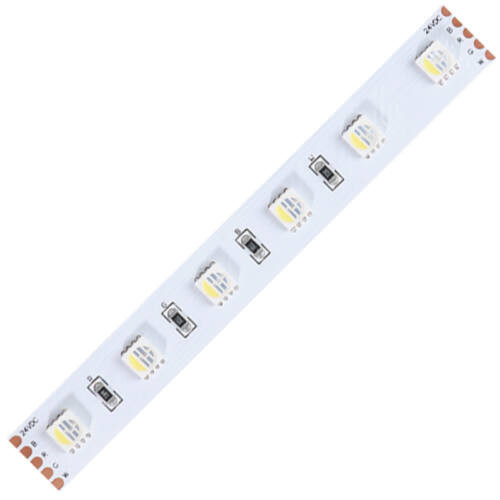 LED SZALAG 5050/60 RGBW MELEG FEHÉR 5m 24V IP20 17W 