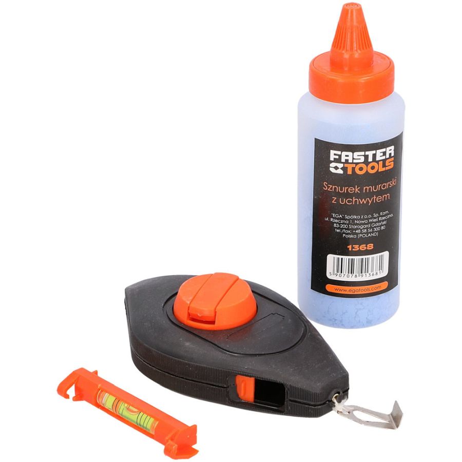 KICSAPÓ ZSINÓR KÉSZLET FASTER TOOLS 3részes, 15m 