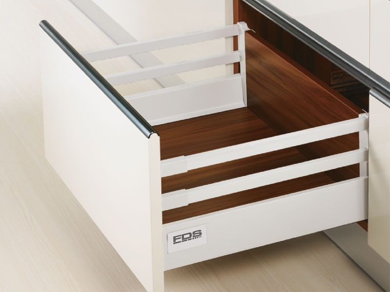 FDS-CLASSIC D FIÓKOLDAL FEHÉR 550mm H210 40kg FDS DUPLAFALÚ FÉM FIÓKOLDAL