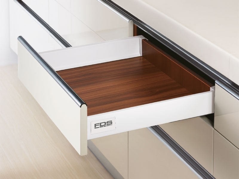 FDS-CLASSIC PO A PUSH OPEN FEHÉR 350mm H84 40kg FDS DUPLAFALÚ FÉM FIÓKOLDAL
