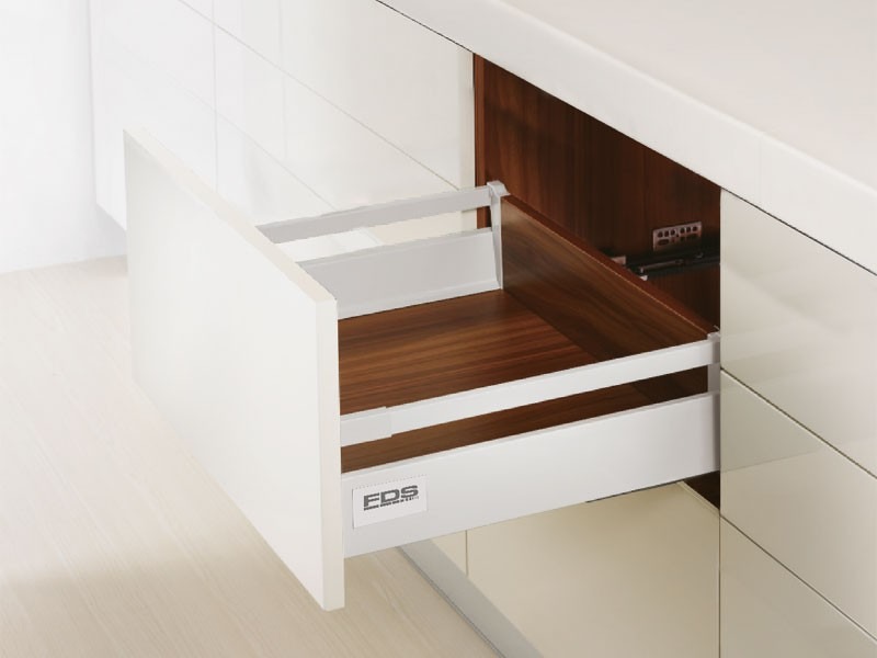 FDS-CLASSIC PO B PUSH OPEN FEHÉR 350mm H146 40kg FDS DUPLAFALÚ FÉM FIÓKOLDAL