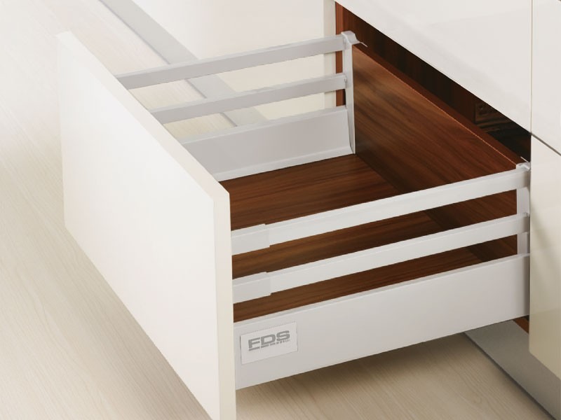 FDS-CLASSIC PO D PUSH OPEN FEHÉR 550mm H210 40kg FDS DUPLAFALÚ FÉM FIÓKOLDAL