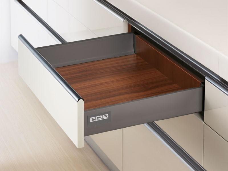 FDS-CLASSIC A FIÓKOLDAL ANTRACIT 400mm H84 40kg FDS DUPLAFALÚ FÉM FIÓKOLDAL