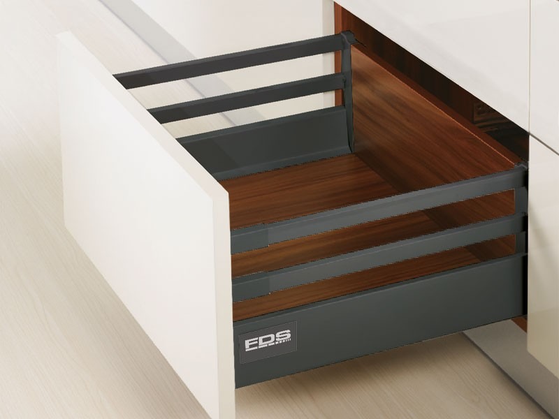 FDS-CLASSIC PO D PUSH OPEN ANTRACIT 350mm H210 40kg FDS DUPLAFALÚ FÉM FIÓKOLDAL