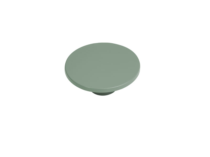 FOGANTYÚ 421 GOMB FÜSTZÖLD ÁTM: 52mm BÚTORFOGANTYÚ