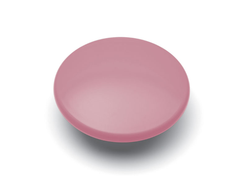 FOGANTYÚ 425 GOMB RÓZSASZÍN ÁTM: 70mm BÚTORFOGANTYÚ