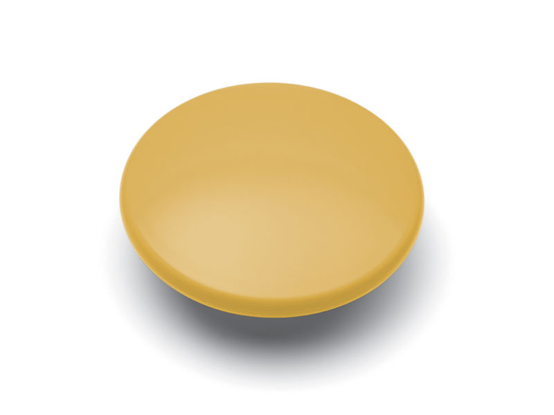 FOGANTYÚ 425 GOMB BÚZASÁRGA ÁTM: 70mm BÚTORFOGANTYÚ