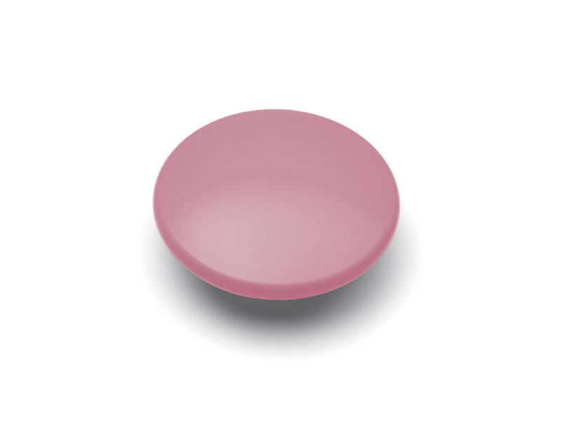 FOGANTYÚ 428 GOMB RÓZSASZÍN ÁTM: 52mm BÚTORFOGANTYÚ