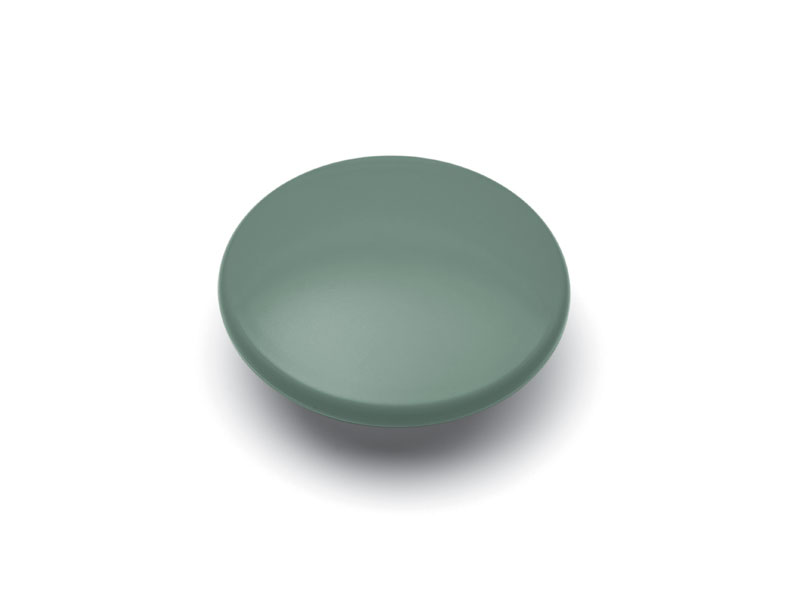 FOGANTYÚ 428 GOMB FÜSTZÖLD ÁTM: 52mm BÚTORFOGANTYÚ