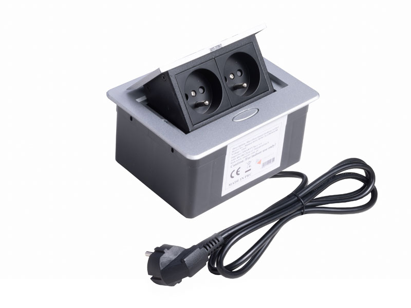 KONNEKTOR ELOSZTÓ MODULOBOX MINI ALU. 2x230V 