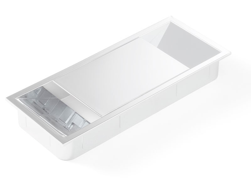 KÁBELKIVEZETŐ ART911 FEHÉR 152x20x62mm IRODABÚTOR KIEGÉSZÍTŐ