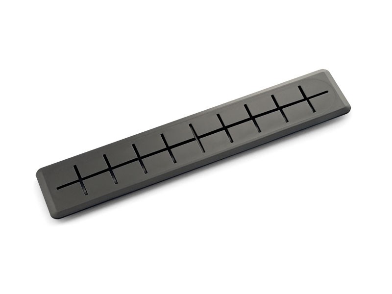 KÁBELKIVEZETŐ ART914 HASÍTOTT ANTRACIT 207x9x45mm IRODABÚTOR KIEGÉSZÍTŐ