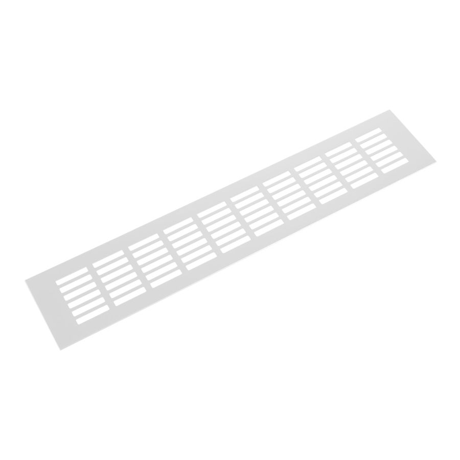 RIEX GV44 ALUMÍNIUM SZELLŐZŐRÁCS ELOXÁLT 80x400 mm, eloxált alumínium 