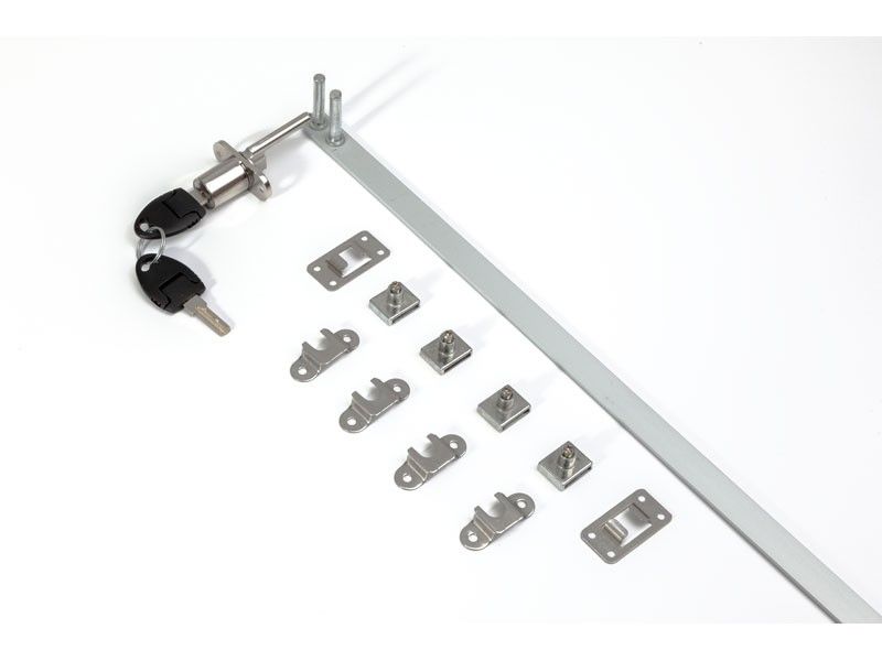 HB LOCKS HB-08 KÖZPONTI FIÓKZÁR NIKKEL ELÖLRŐL ZÁRHATÓ 